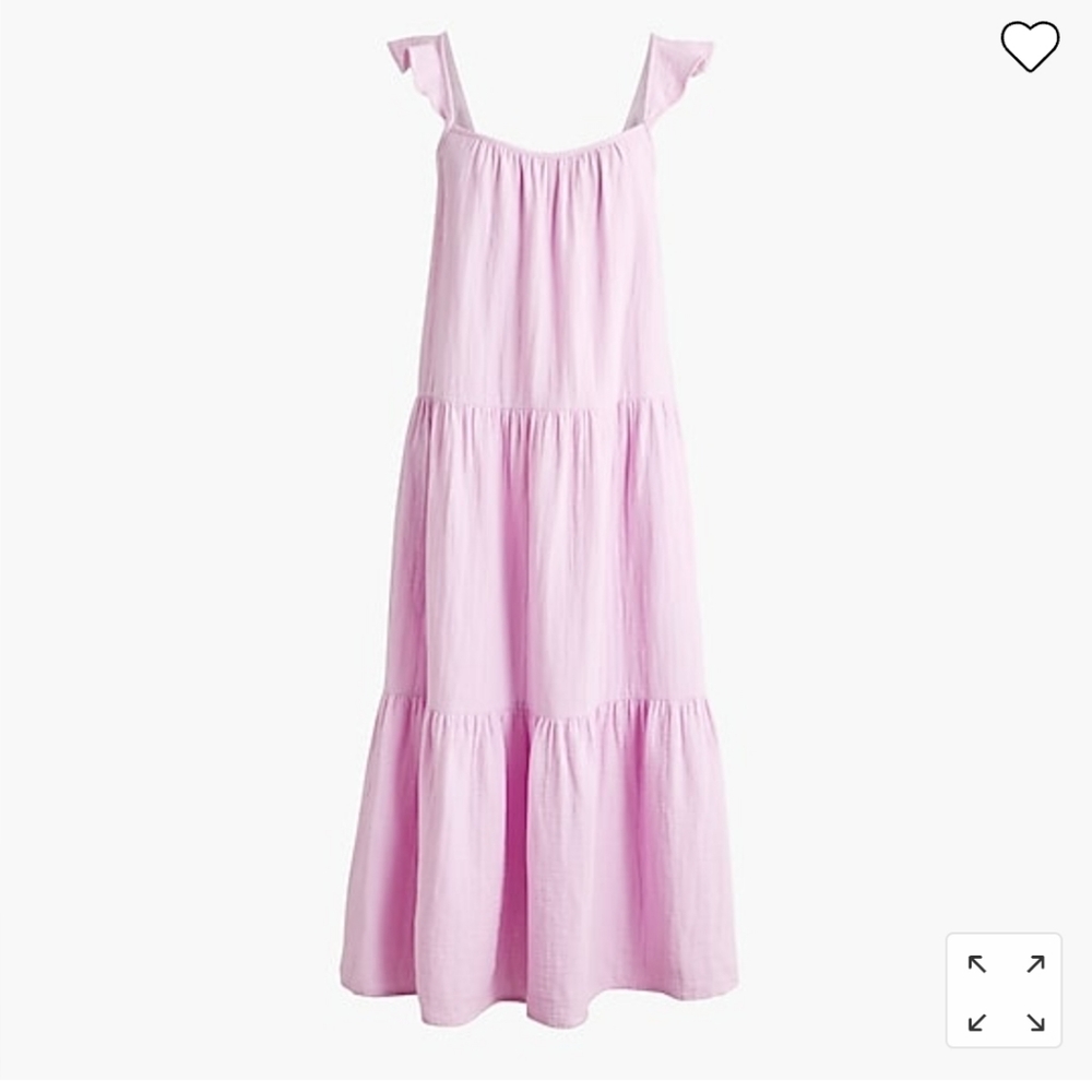 Jcre ruffle-strap gauze maxi dress - Picture 3 of 5